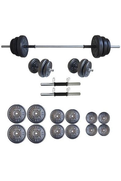 Mocca Style 65 Kg Moccadiamond Halter Seti Dambıl Seti Ağırlık Ve Vücut Geliştirme Aleti 65 Kg ürün görseli 1