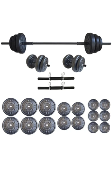Dambılcım Halter Seti Dambıl Seti Ağırlık Ve Vücut Geliştirme Aleti 85 kg ürün görseli 1