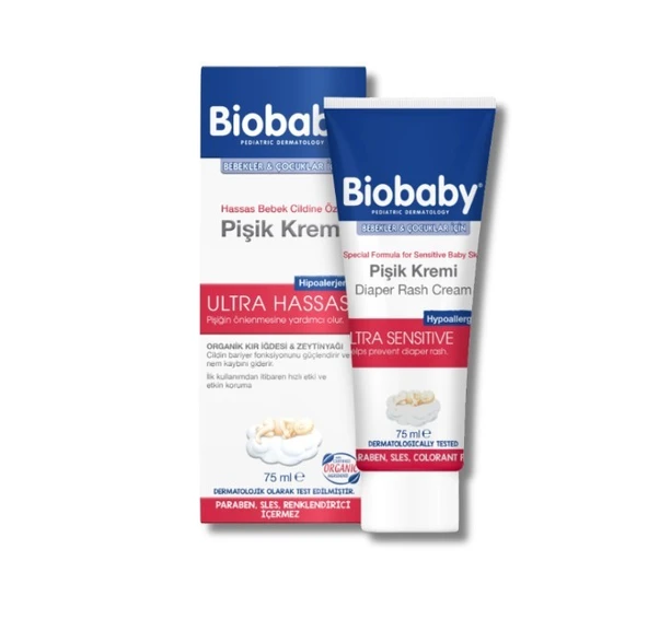 Biobaby Ultra Hassas Pişik Giderici Krem 75 ml ürün görseli 1