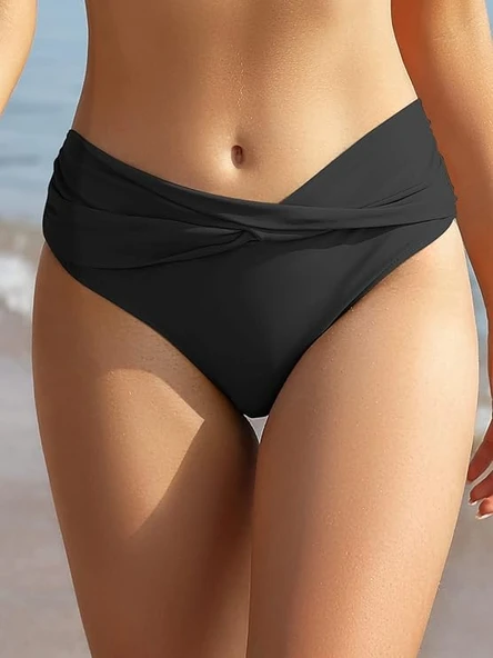 Basic Twist beli geçme detaylı Bikini Altı - Resim 4