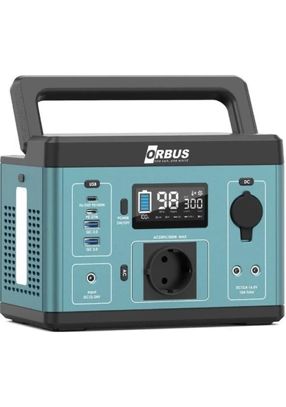 Orbus Power Station 300W Taşınabilir Güç Kaynağı ürün görseli 1