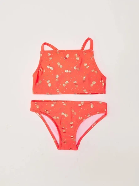 Varak baskılı kız çocuk bikini takım ürün görseli 1