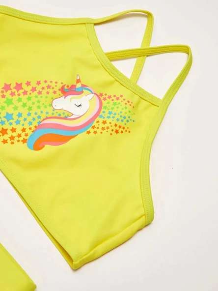 Baskılı kız çocuk bikini takım - Resim 3