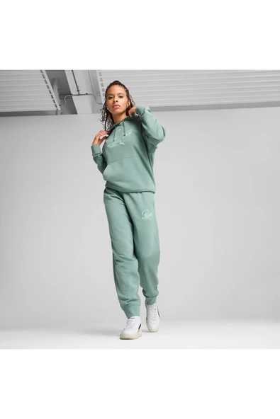 PUMA KADIN SCRIPT COMFORT SWEATPANTS EŞOFMAN ALT 68498530 - Resim 4