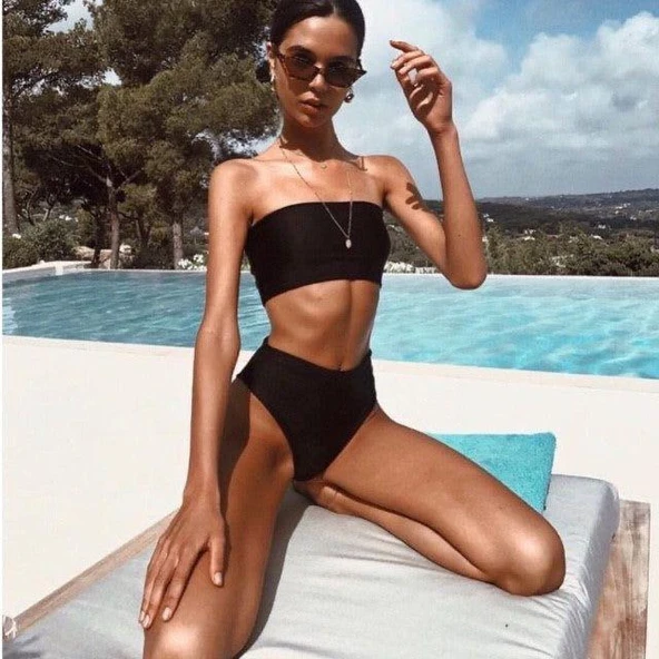 Straplez bikini takım DB200730BT - Resim 5