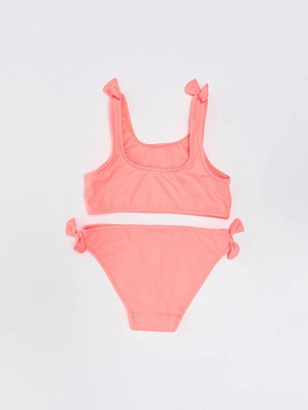 Fiyonklu kız çocuk bikini takım - Resim 2