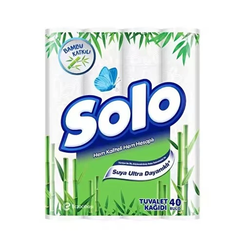 SOLO BAMBU KATKILI TUVALET KAĞIDI 40 RULO ürün görseli 1