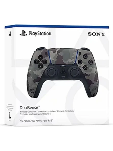 Sony Ps5 Dualsense Kablosuz Kontrol Cihazı Gri Kamuflaj Renk ürün görseli 1