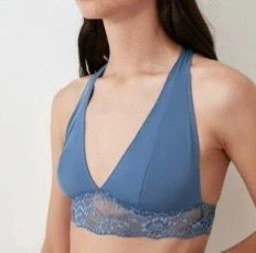 MAT MAVİ MICRO SIRT DETAYLI BRALET DS200459BR ürün görseli 1