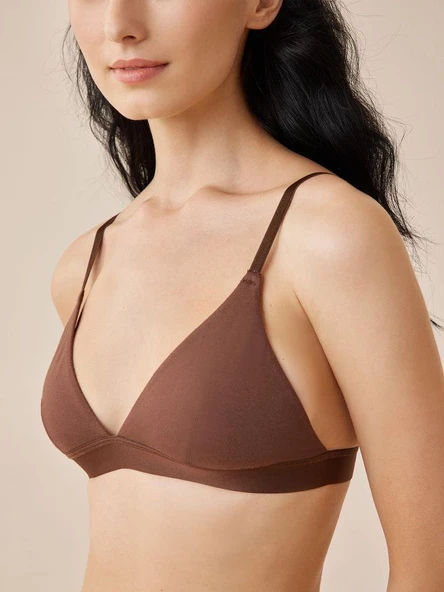 KAHVERENGİ GENİŞ LASTİKLİ BRALET DS200603BR ürün görseli 1