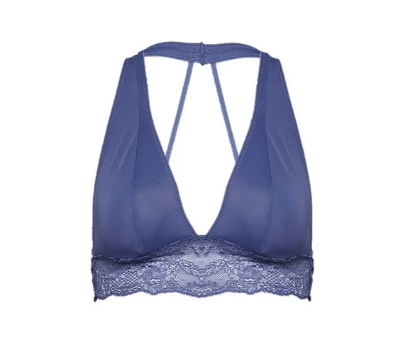 MAT MAVİ MICRO SIRT DETAYLI BRALET DS200459BR - Resim 3