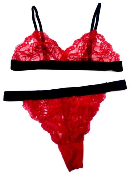 KIRMIZI FULL DANTEL BRALET TAKIM - Resim 3