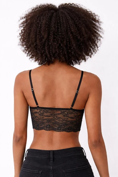 Dantel bralet büstiyer - Resim 2