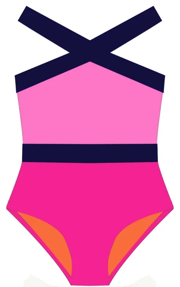 FUŞYA-PEMBE KIZ ÇOCUK MAYO DB200703CM ürün görseli 1