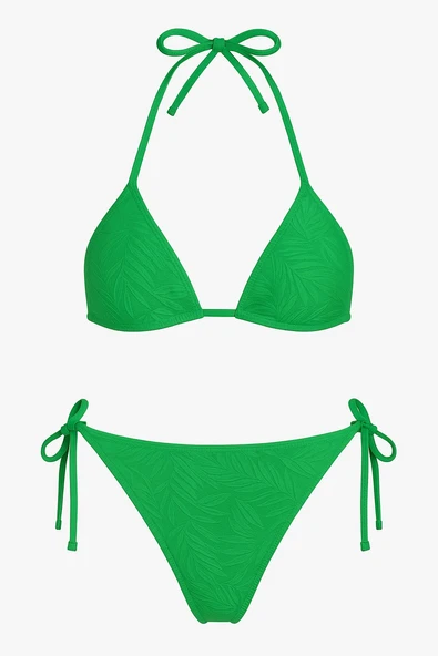 Üçgen İpli Bikini Takım - Resim 7