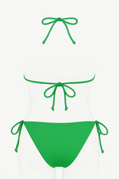 Üçgen İpli Bikini Takım - Resim 8
