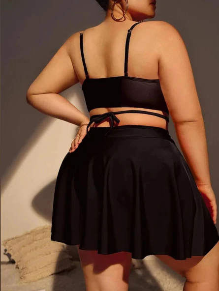Micro etekli curve bikini altı - Resim 5