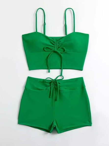 Taytlı Bikini Takım DB200802BT - Resim 4
