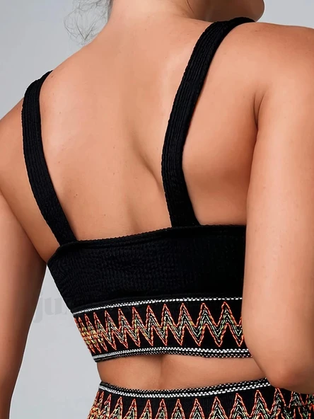 Zz lastikli bikini takım - Resim 5