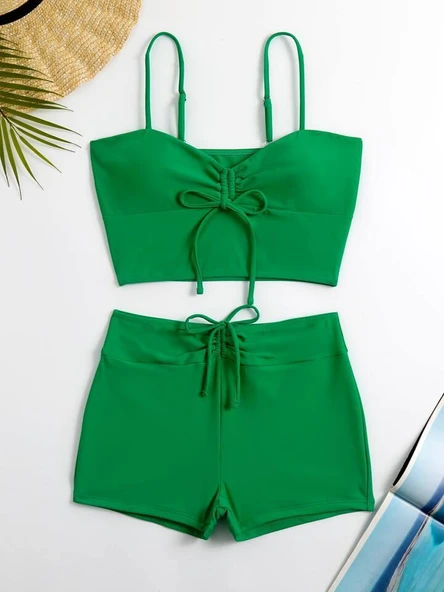 Taytlı Bikini Takım DB200802BT - Resim 6