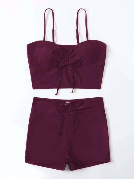 Taytlı Bikini Takım DB200802BT - Resim 12