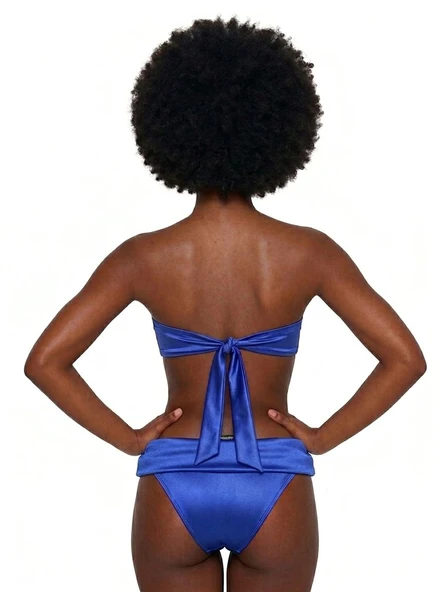 Süngerli Straplez bikini takım - Resim 2