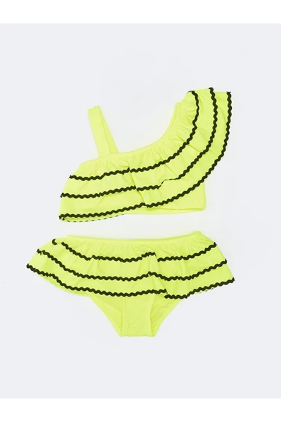 Sutaşı Detaylı Kız Çocuk Bikini Takım ürün görseli 1