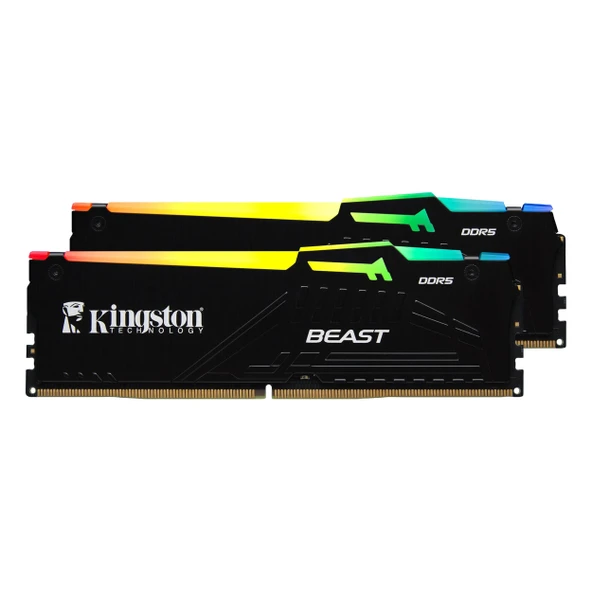 Kingston Beast RGB KF560C36BBEAK2/16TR 16GB (2x8GB) DDR5 6000MHz CL36 Masaüstü Bellek ürün görseli 1