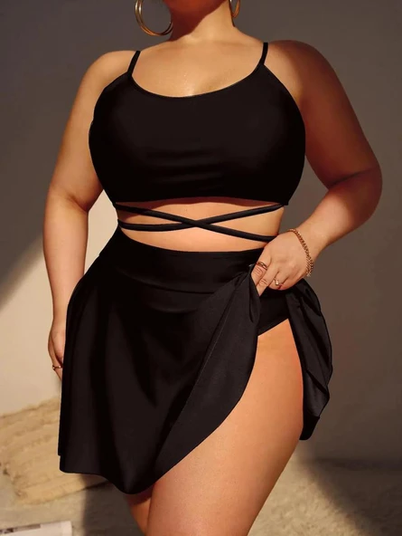Micro etekli curve bikini altı - Resim 3
