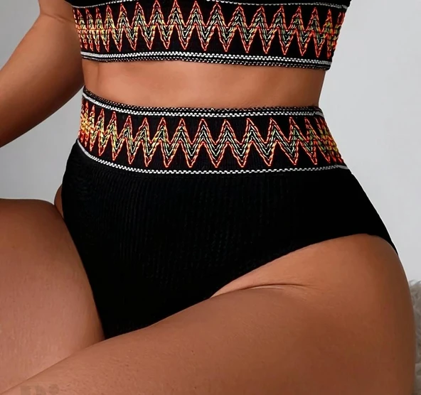 Zz lastikli bikini takım - Resim 4