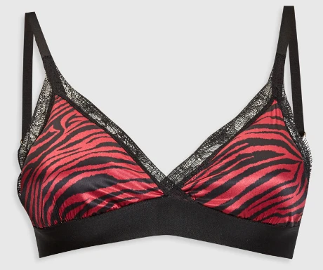 ZEBRA DESEN SATEN BRALET DS200036BR ürün görseli 1