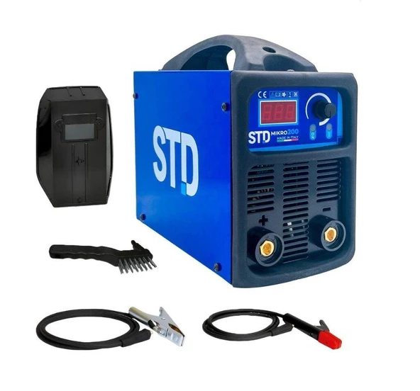 STD MİKRO 200 MMA İNVERTER ÇANTA KAYNAK MAKİNESİ 200 AMPER - 62560STD ürün görseli 1