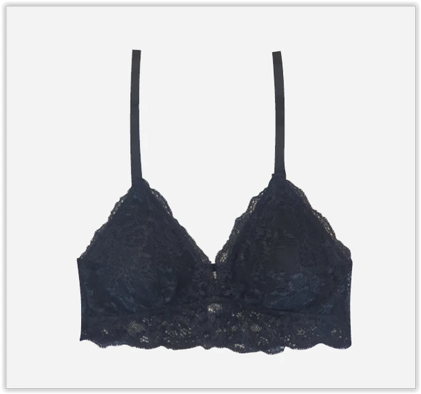 SİYAH DANTEL KAPLI BRALET - Resim 2