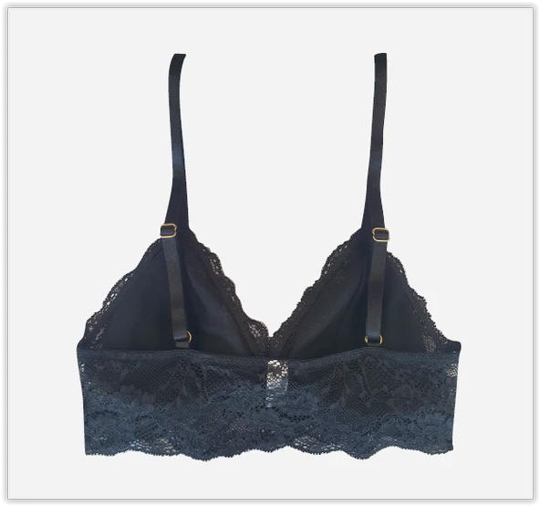 SİYAH DANTEL KAPLI BRALET - Resim 3