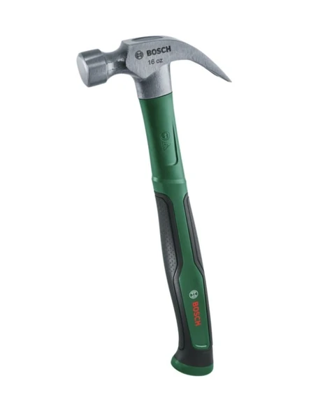 BOSCH 450 gr Orta Boy Yuvarlak Başlı - Çatal Ağızlı Çekiç 16 OZ ürün görseli 1