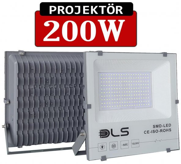 200W Projektör DLS Led Bahçe Aydınlatma - Resim 6