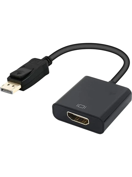 Plentiful Display HDMI Çevirici Kablo Displayport To HDMI Display In HDMI Out Dp HDMI Display Erkek HDMI Dişi ürün görseli 1