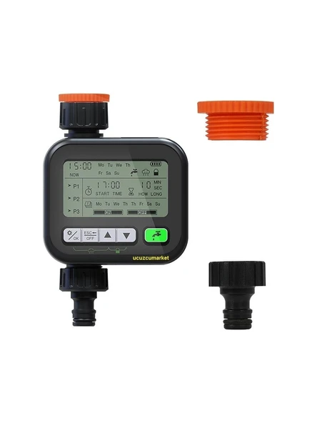 Otomatik Bahçe Sulama Zaman Saati (Lcd Ekran-Digital Progranabilir) ürün görseli 1