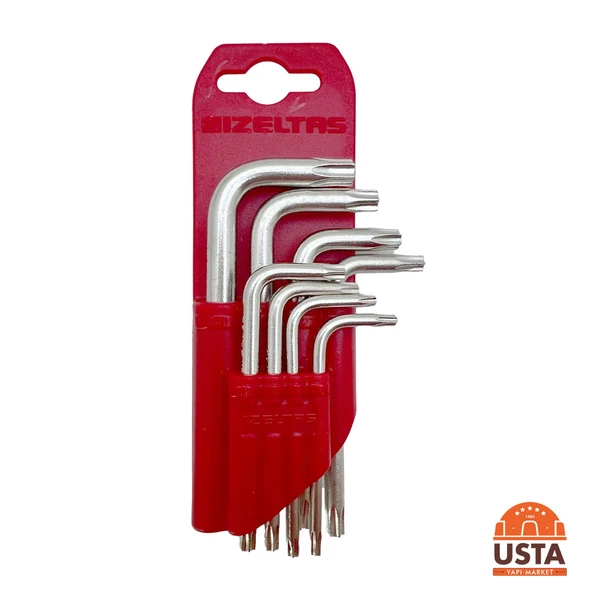 İzeltaş Torx Uçlu Allen Anahtar Takımı 8 Parça ürün görseli 1