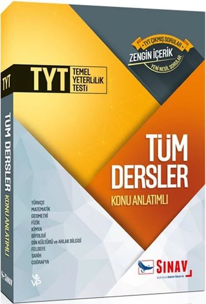 TYT Tüm Dersler Konu Anlatımlı Tek Kitap Sınav Dergisi Yayınları ürün görseli 1