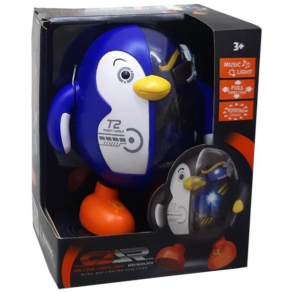 Işıklı Müzikli Penguen Robot Oyuncak 20 CM ürün görseli 1
