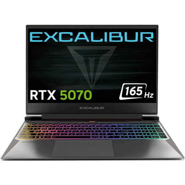 Casper Excalibur G880 i7-13620H 16GB 1TB 8GB RTX5070 165HZ 15.6" Freedos Gaming Laptop G880.1362-BF70X-C ürün görseli 1