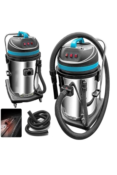 WANTOSS Mazzioni 3 Motorlu Islak Kuru Süpürge Makinası Oto Yıkama Ve Oto Kuaförcülere Özel 4200 Watt ürün görseli 1