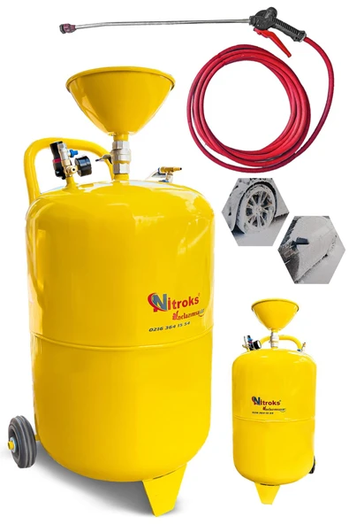 Nitroks Profesyonel Oto Yıkamacılara Özel En Çok Tercih Edilen100lt Model Köpüktankı Püskürtme Tankı 100 ürün görseli 1