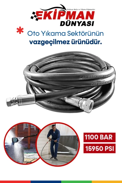 PTTAVM: WORKMASTER SEL 5/16 R2 YÜKSEK BASINÇLI OTO YIKAMA HORTUMU
