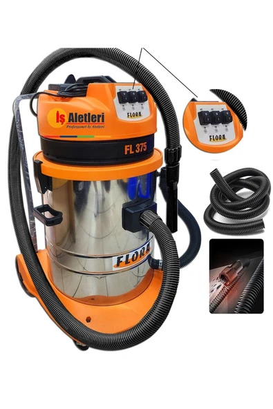 PROXTECH Flora 3 Motorlu Islak Kuru Sanayi Tip Süpürge Makinası 3600 Watt ürün görseli 1