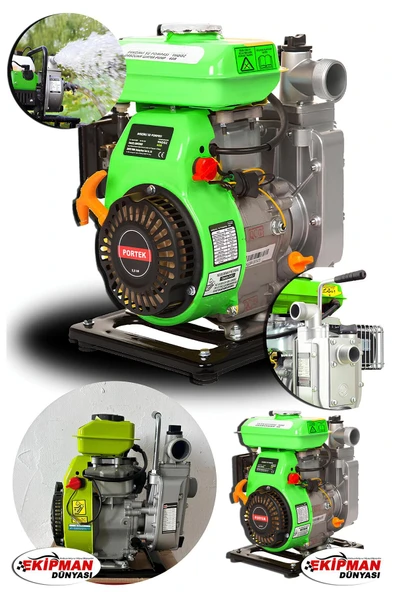 WORKMASTER 2,5 Hp Benzinli İp Çekmeli Su Motoru 30 Metre Dikine Su Basma Yatayda 500 Mt. ürün görseli 1
