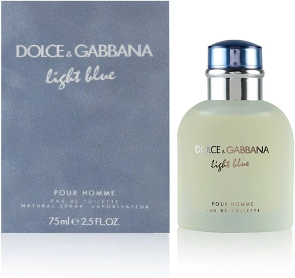 D&G LIGHT BLUE MALE 75ml EDT - Resim 3