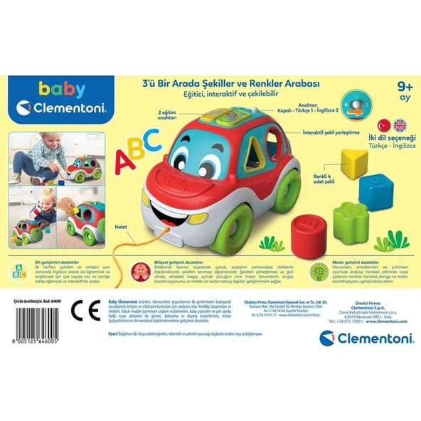 CLEMENTONİ BABY BULTAK ARABA 64600 - Resim 3
