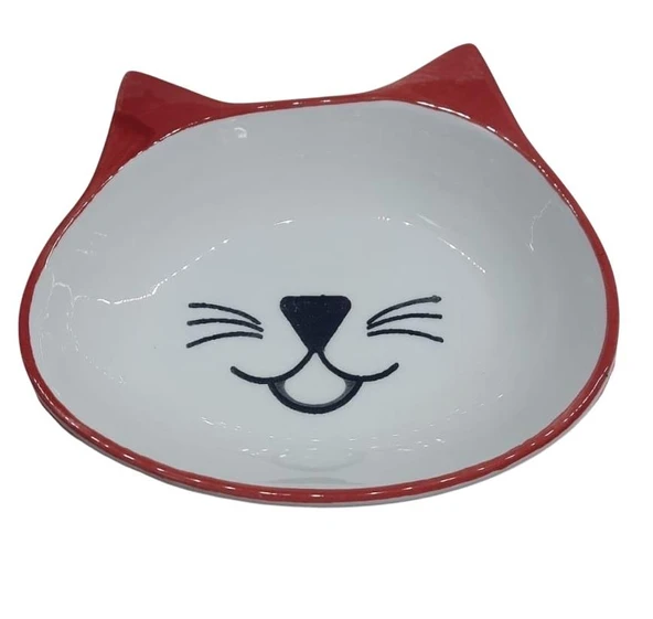 Bio Pet Active Seramik Kedi Mama Kabı 12-15-3,5cm No:8 ürün görseli 1